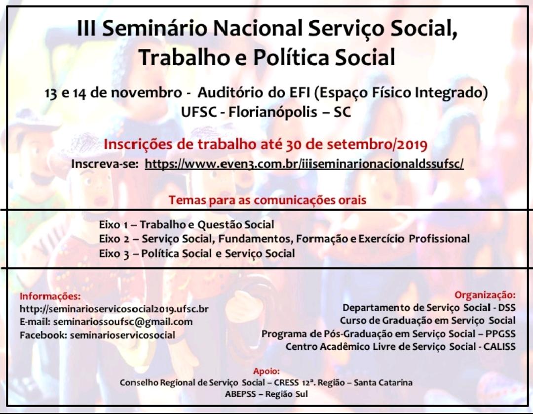 Programa de Pós-Graduação em Serviço Social