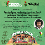 NUCRESS Planalto Norte – Evento alusivo ao dia da/o Assistente Social (30/05/2023)