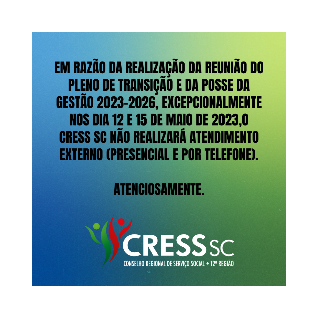 MÊS DE MAIO - CRESS-RJ - 2023