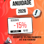 Cota única com Desconto de 15%!