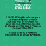 Atas de Reuniões da Comissão Regional Eleitoral – Eleições 2026-2029