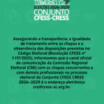 Canal oficial de comunicação da Comissão Regional Eleitoral