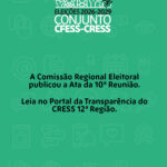 Ata referente a 10ª reunião da Comissão Regional Eleitoral