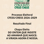 Resultado final do Processo Eleitoral CFESS/CRESS 2026-2029