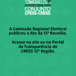 Ata da 13ª Reunião da Comissão Regional Eleitoral